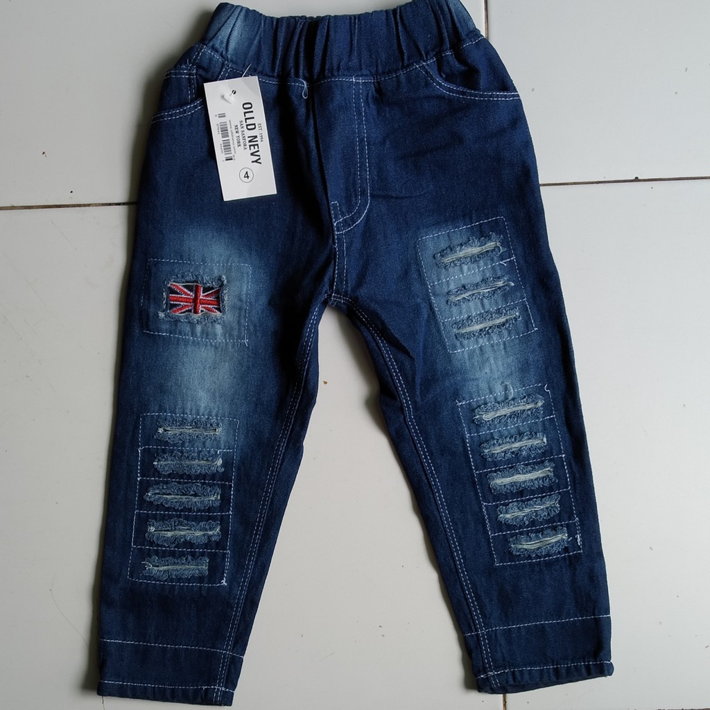 CELANA JEANS ANAK LAKI LAKI IMPORT STIK BALIK USIA 1-8 TAHUN