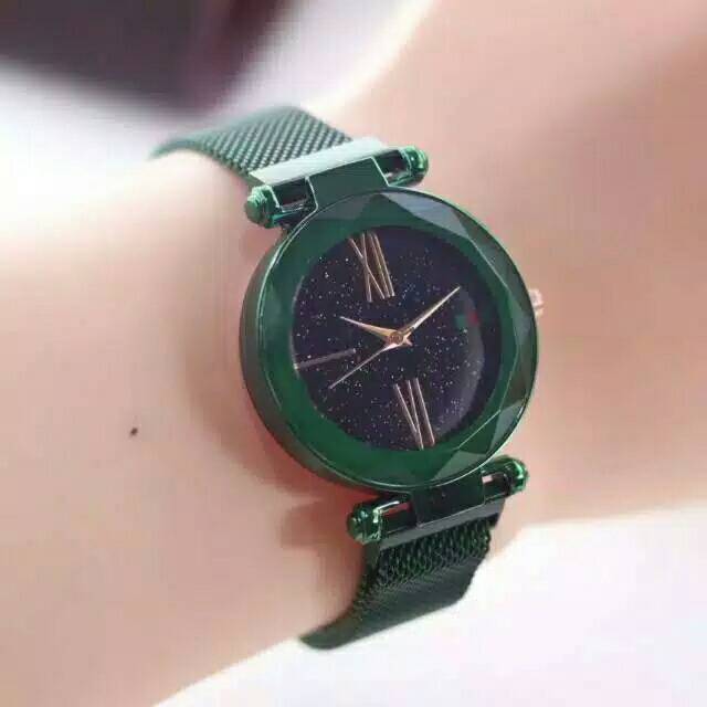 (Terima Cod)Jam Tangan Wanita Fashion Strap Magnet(Dikirim Jakarta)
