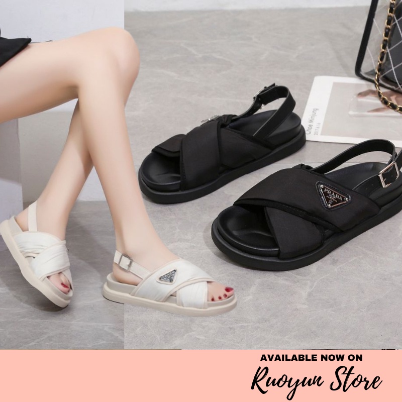 RYX - Tripo Gesper Sandal Slip On Wanita Fashion Casual - Ori Import