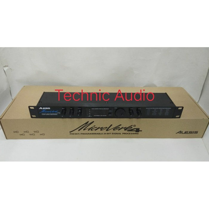 Alesis Microverb 4 Effect Vocal Alesis Mi 4   Hitam