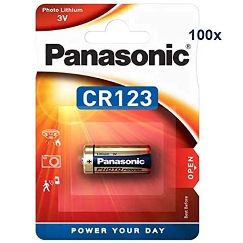 Baterai Panasonic CR123 / Battery CR123 Lithium Power / Baterei CR 123