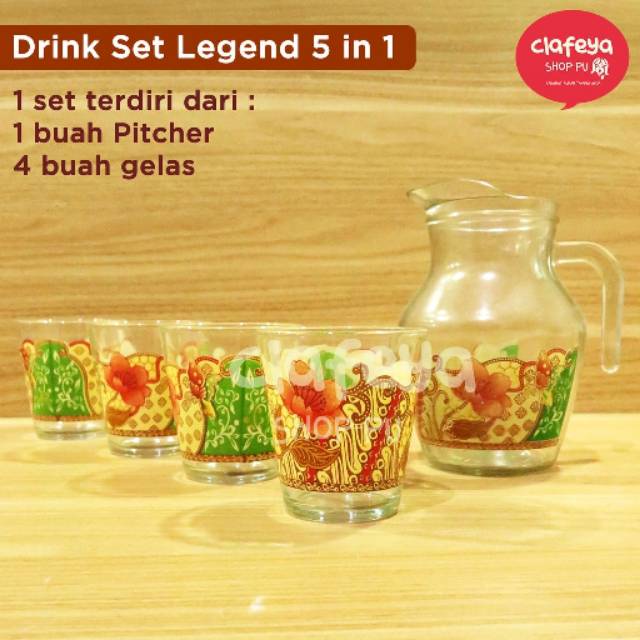 Drink Set LEGEND 5 in 1 produksi Kedaung Group