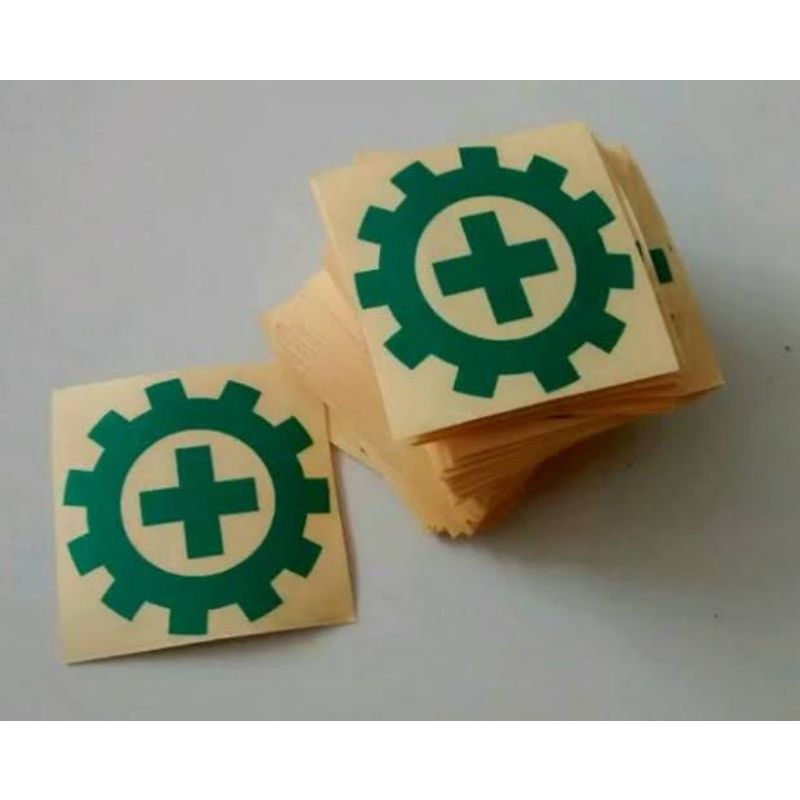 

Stiker Logo Keselamatan Safety Proyek Kemasan 5pcs