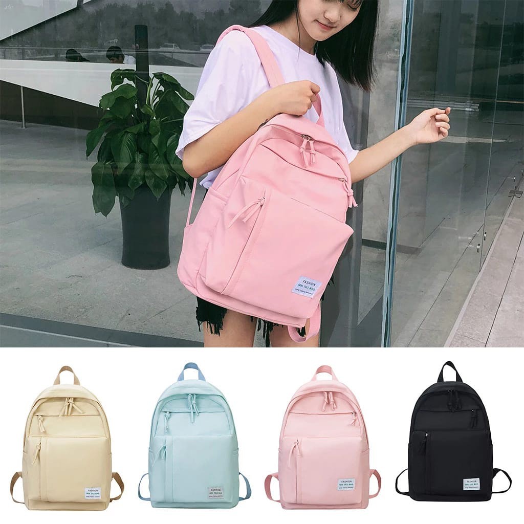 KSO_BAG - Tas Ransel Anak Wanita Terbaru 2021 Kekinian Backpack MIN TAO Korean Style Termurah