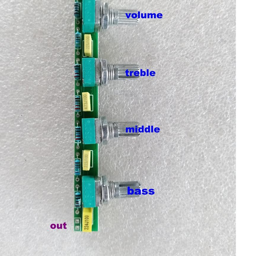 [KODE BARANG 403] Modul Tone control Mono Pasif Plus Middle TERBARU..