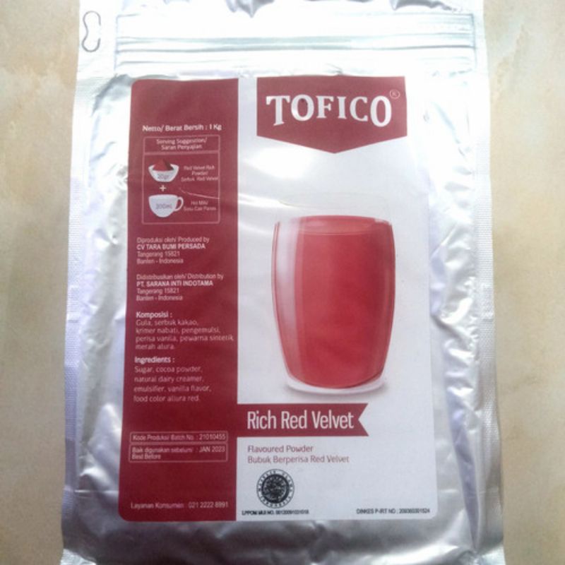 

Tofico Red Velvet Rich Powder