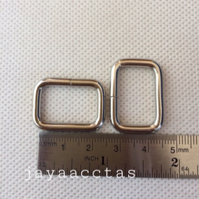 RIng kotak tas 2.0 cm nikel RK20NK