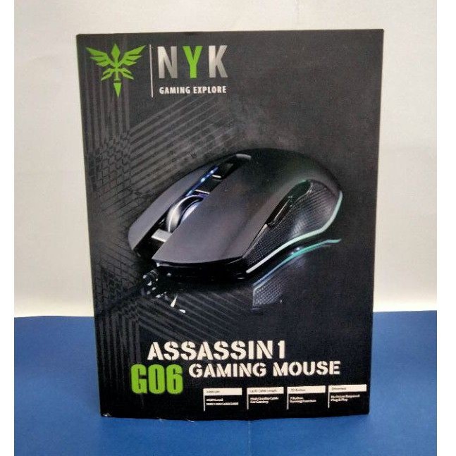 NYK Nemesis G-06 Assassin Mouse Gaming Wired Optical 2400DPI Ergonomic