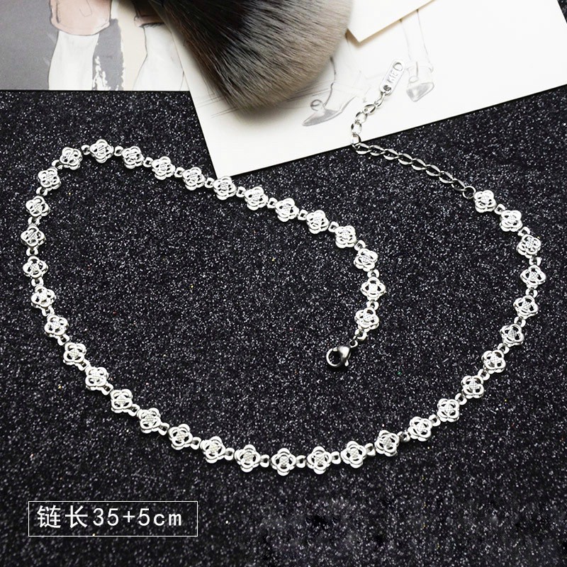 [New] Kalung titanium mini korea hadiah wanita cewek 316L anti karat KK178 Choker