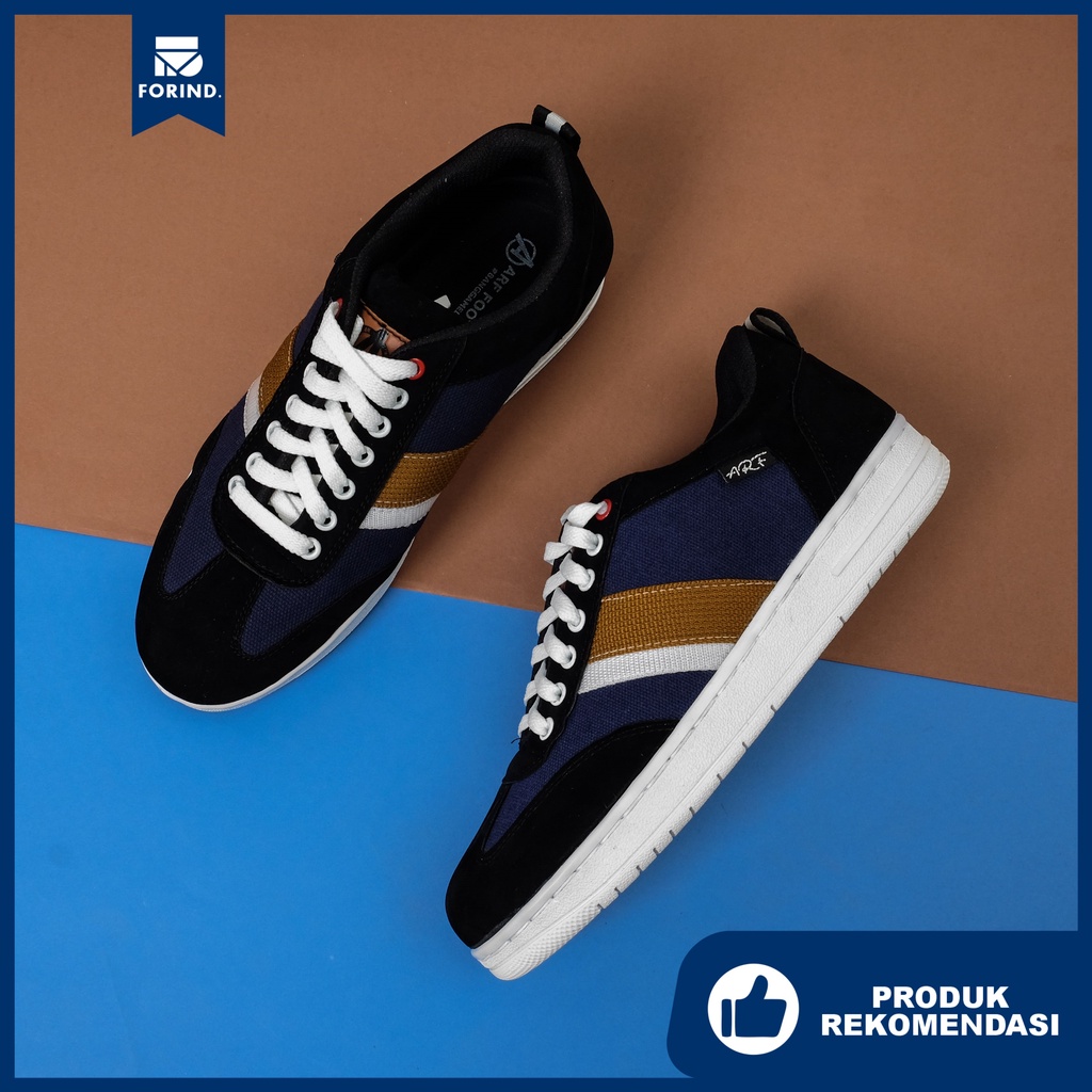Wilson Navy | Sepatu Sneakers Putih Pria Casual Polos Original Putih Cowok Ori Footwear | FORIND x ARF