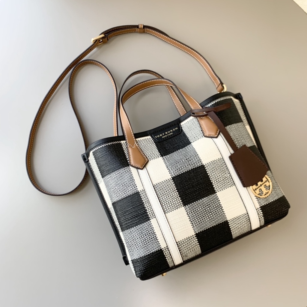 81929  Original TB canvas with cowhide women's shoulder bag crossbody hand bag  ttb