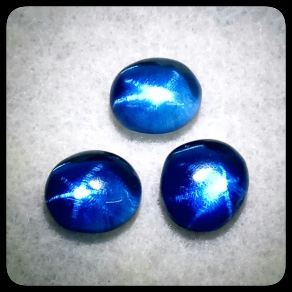 PASTI MURAH !!! BATU AKIK PERMATA BLUE STAR TOP LUSTER SERAT BERSIH LOSTONE TANPA RING / CINCIN