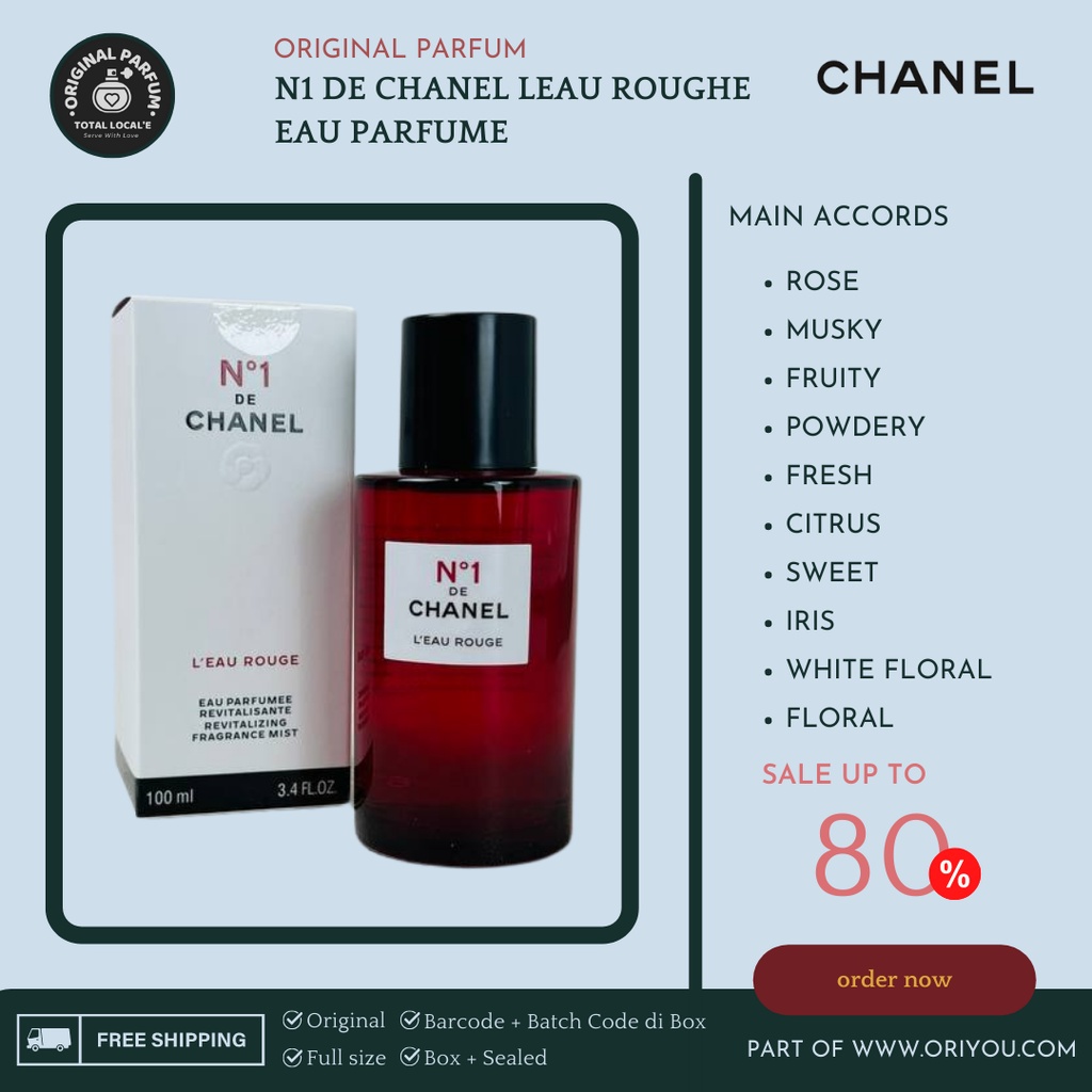 Parfum N1 DE CHANEL LEAU ROUGHE EAU PARFUME 100 ML