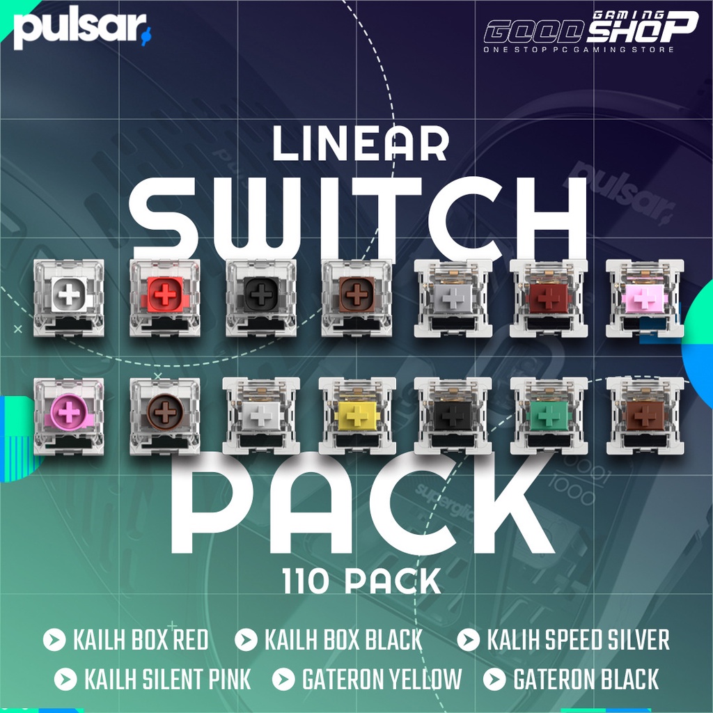 Pulsar Linear Switch Pack (110 Pack)