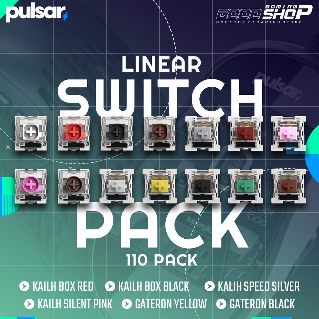 Pulsar Linear Switch Pack (110 Pack)