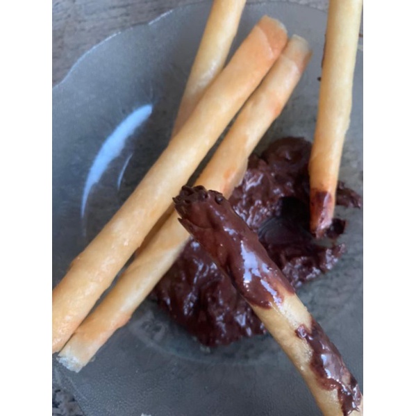 

Chesee Roll toping Coklat