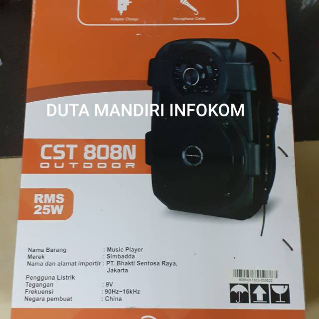 SPEAKER SIMBADDA MUSIC PLAYER CST 808N