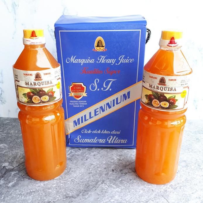 

SIRUP MARKISA MARQUISA MEDAN SARANG TAWON MILLENNIUM HEAVY JUICE 1L - BUBBLE STANDARD