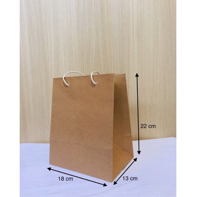 

paper bag polos coklat R5 size 18 x 13 x 22 (PxLxT)