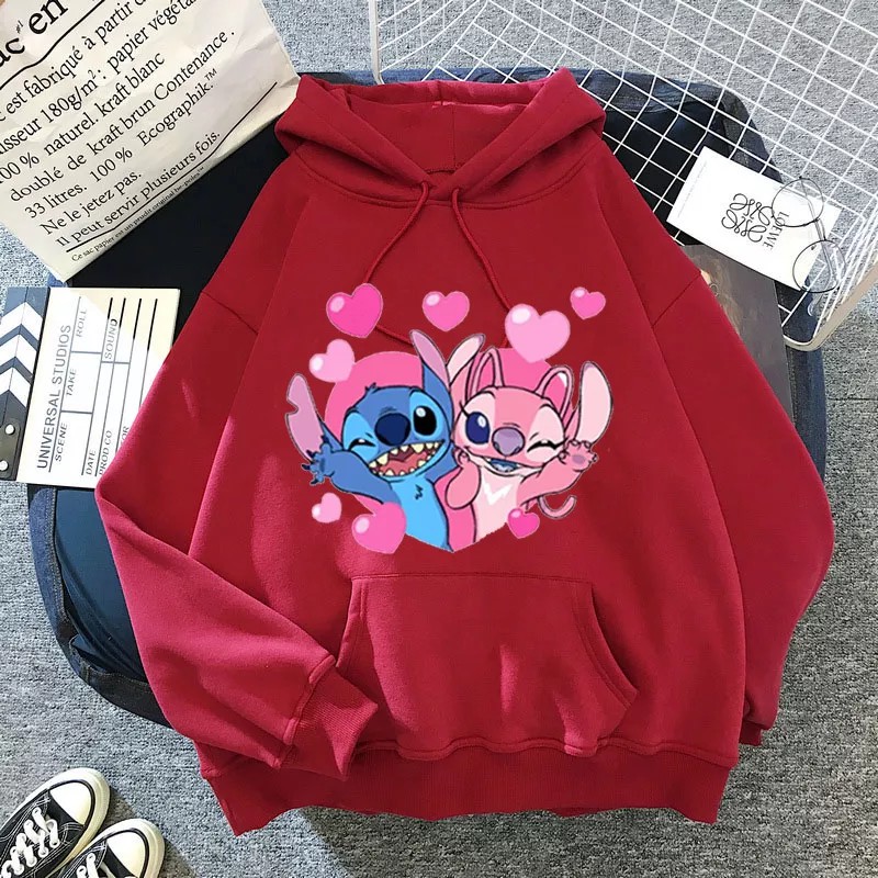 Hoodie Stitch Desney Wanita Oversize Korea Tebal Sweater Oversize Wanita Korean Style Jumbo Ori Jaket Hoodie Wanita Korean Style Anak Hodie Oversize Korean Style Wanita Hoddie Cewek Oversize Korean Style Hoodie Cewek Kekinian Murah Ukuran XL Switer Stitch