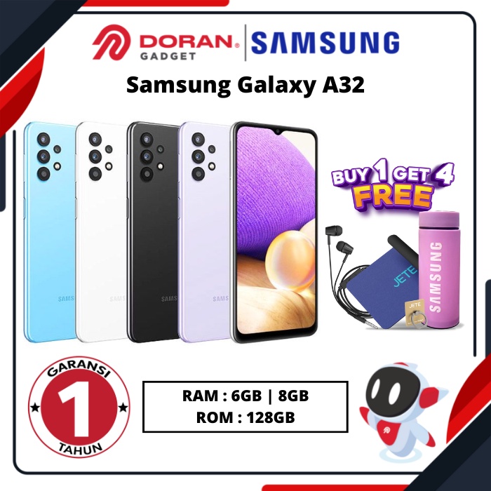 Samsung Galaxy A32 6GB | 8GB / 128 GB | 6/128 | 8/128 - Garansi Resmi SEIN 1 Tahun