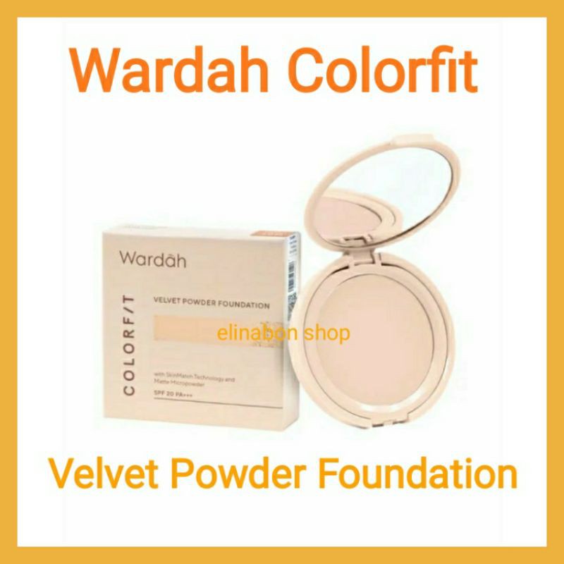 Wardah Colorfit Velvet Powder Foundation