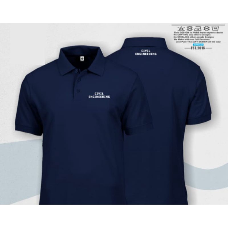 Kaos Kerah Polo Civil Engineering