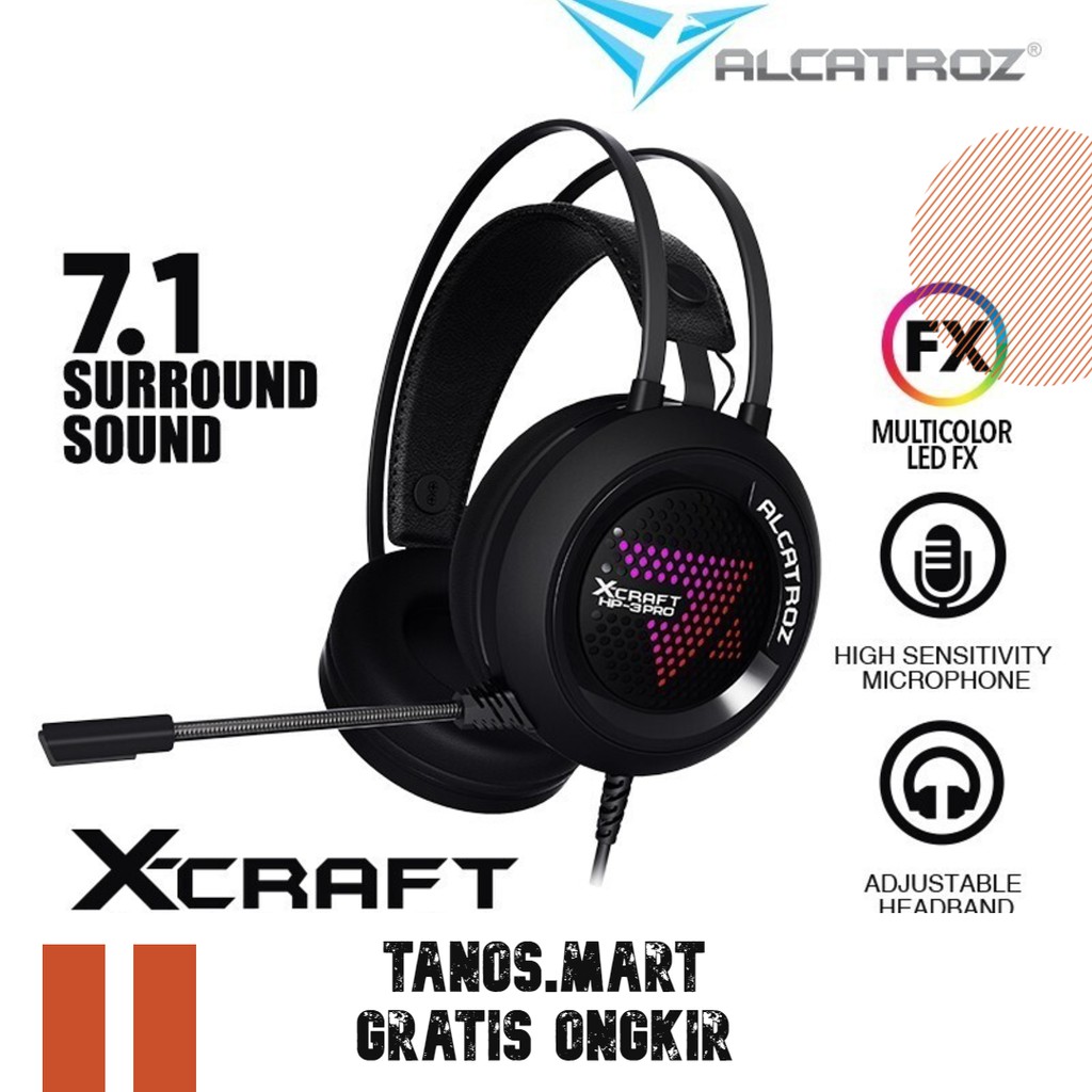 Headphone Gaming A3 Gaming Headset Gaming Headphone Game Headset Mic Headset Gamers Headset PC HP