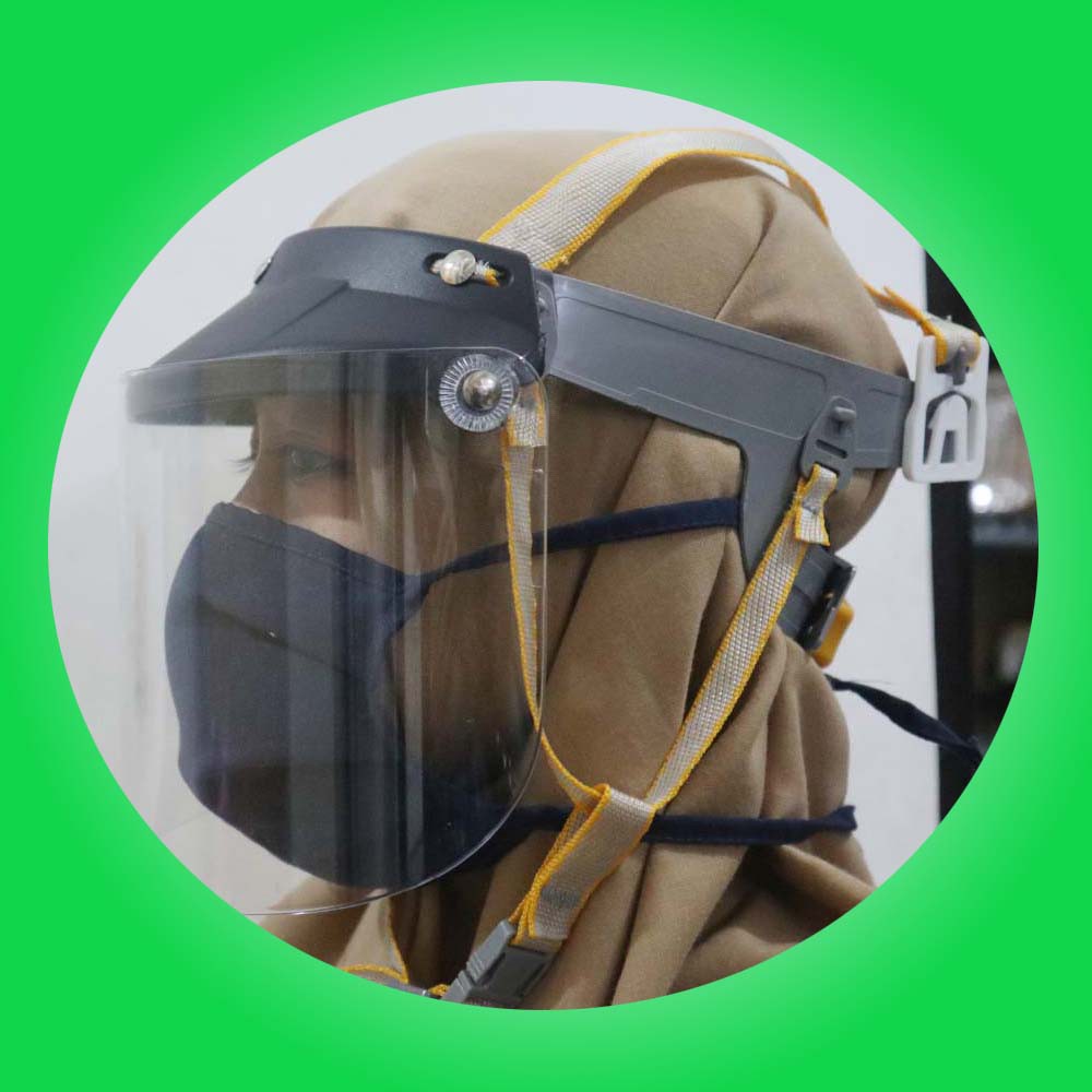 Pelindung Wajah Akrilik 3mm / Face Shield Akrilik 3mm