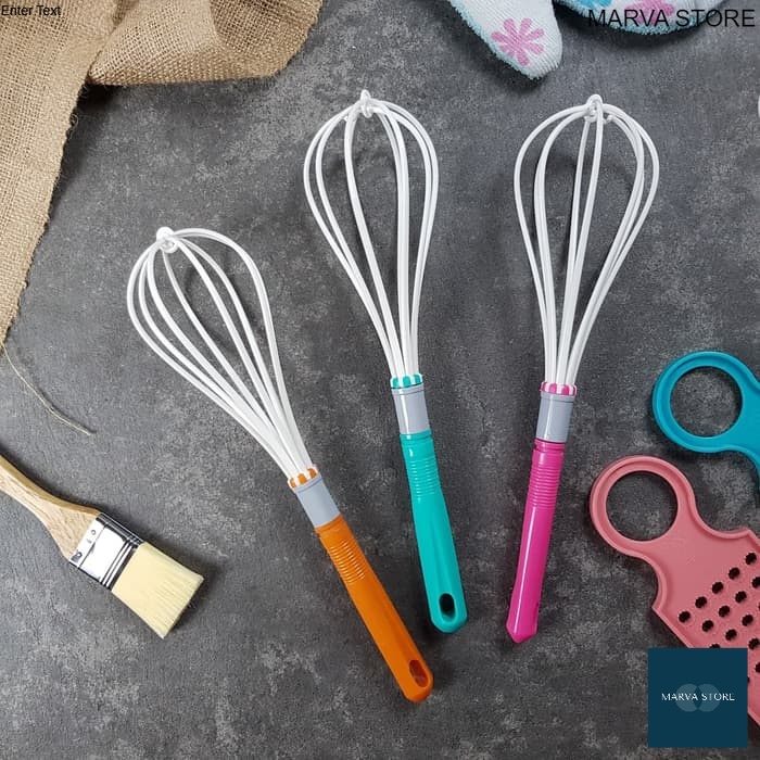 MARVA - Pengocok Telur Charm - Mixer Pengocok Adonan Plastik Whisk GL4037