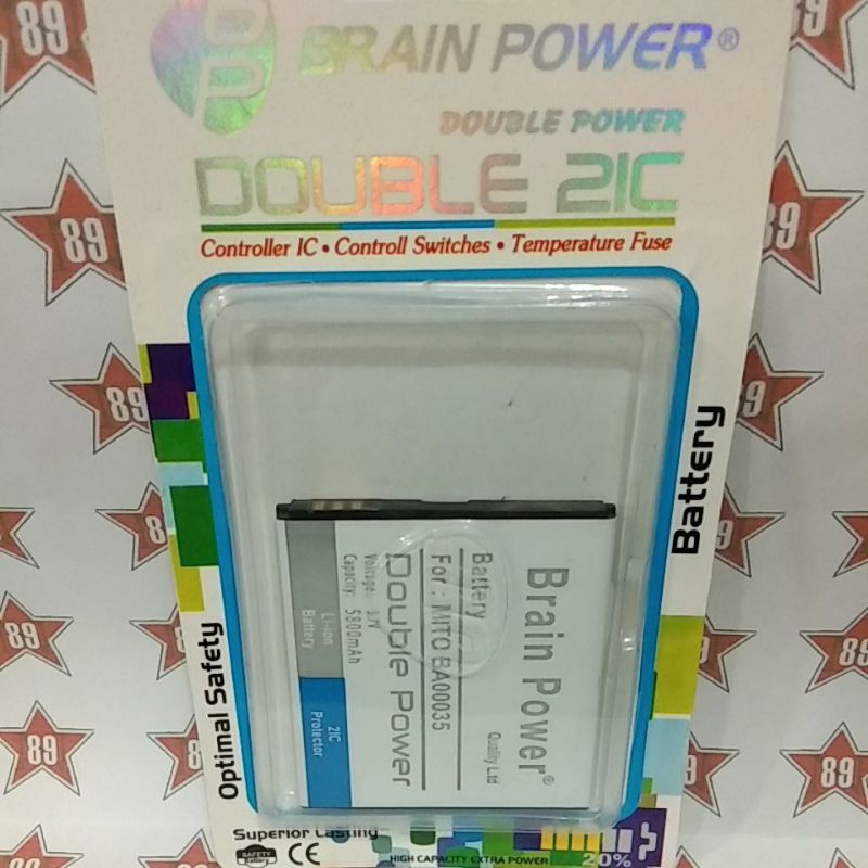 Battery batre Mito Ba00035 Brain power