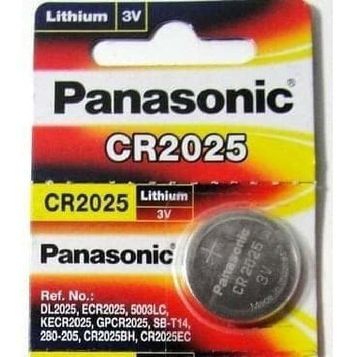Baterai Panasonic CR2025/CR2016/1616/1620 Original / Panasonic CR 2025