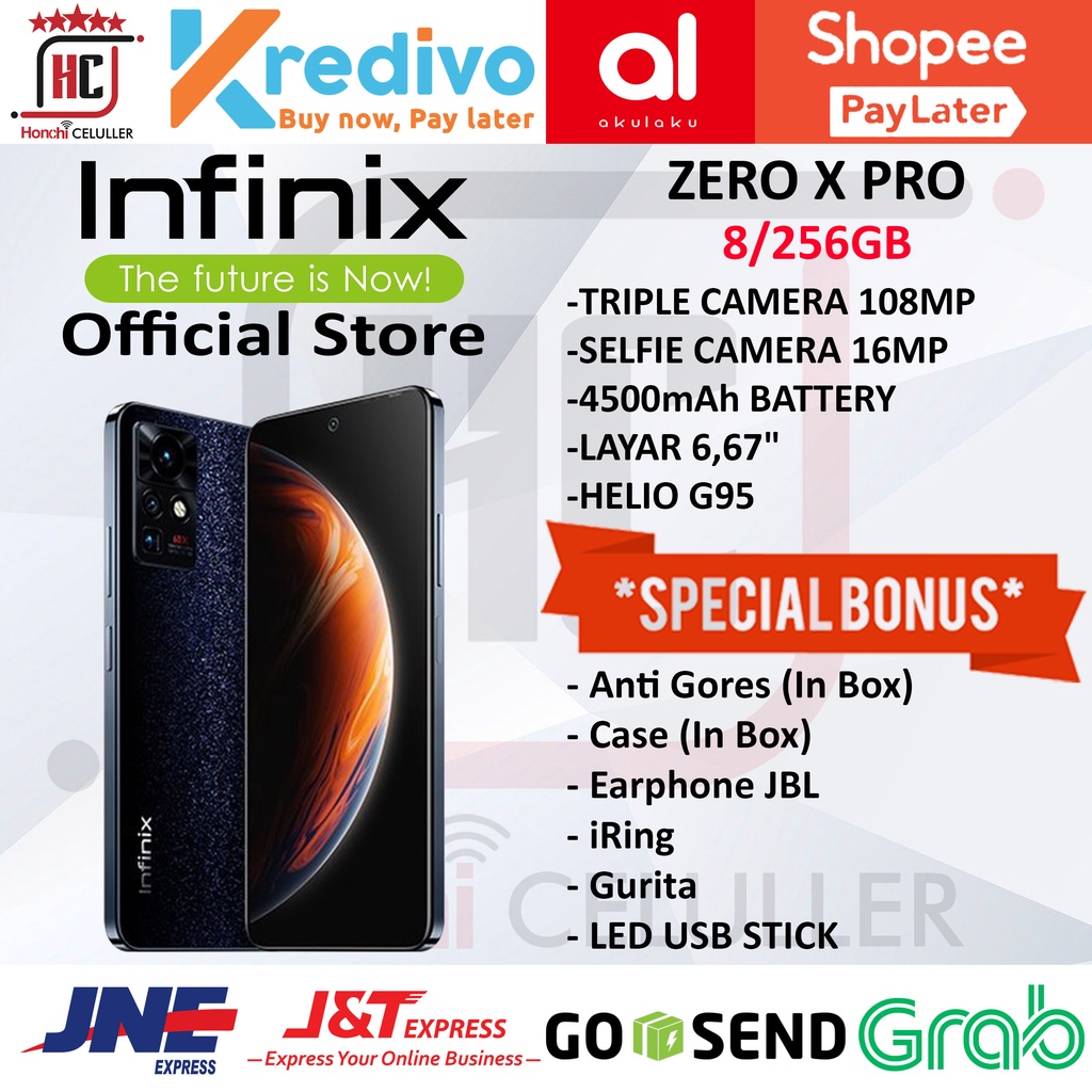 INFINIX ZERO X PRO 8/256 GB GARANSI INFINIX INDONESIA FULL BONUS
