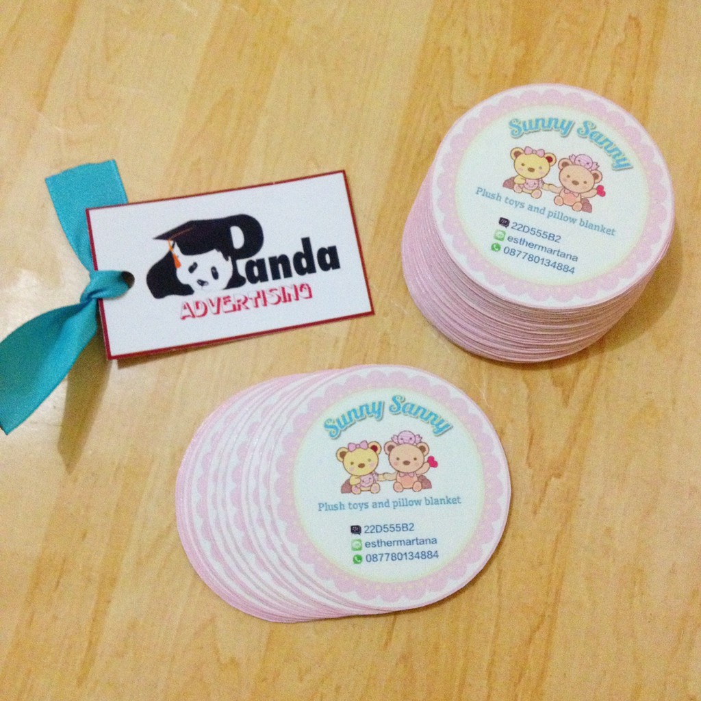 

Digital Printing Stiker Label Nama Merk Brand Online Shop Bulat