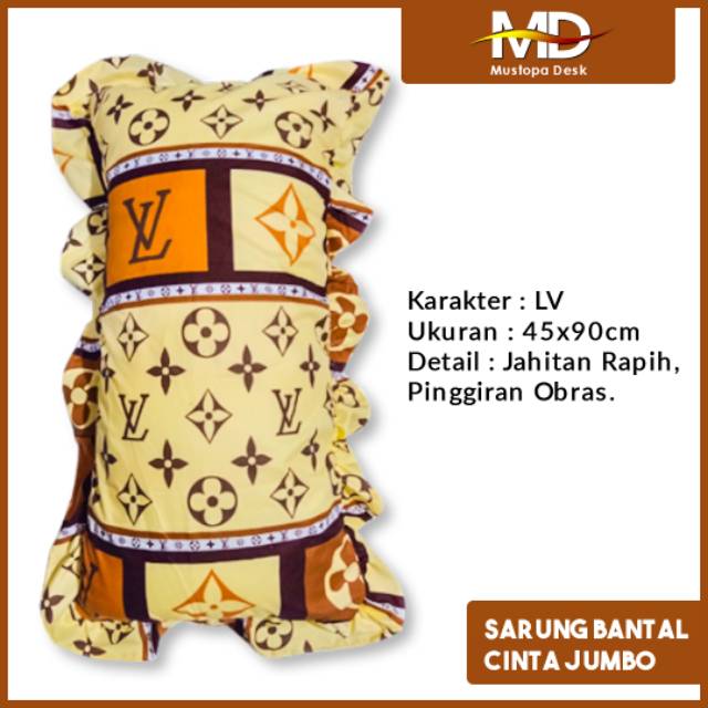 Sarung bantal cinta Rempel / Sarung bantal cinta jumbo
