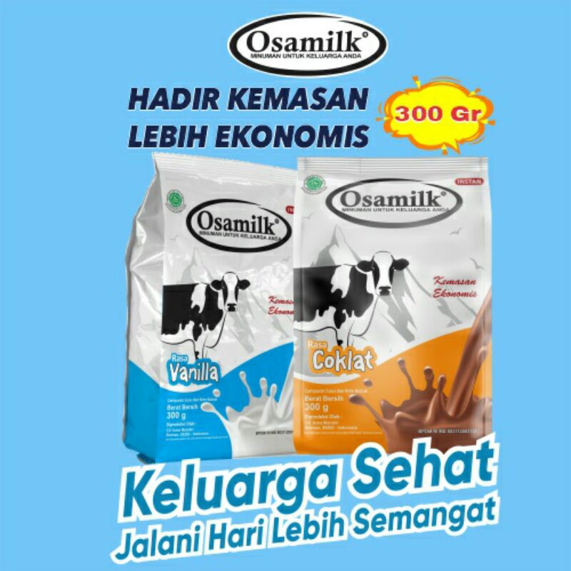 

OSAMILK 300 GRAM SUSU OSAMILK PENGGEMUK BADAN 300GR