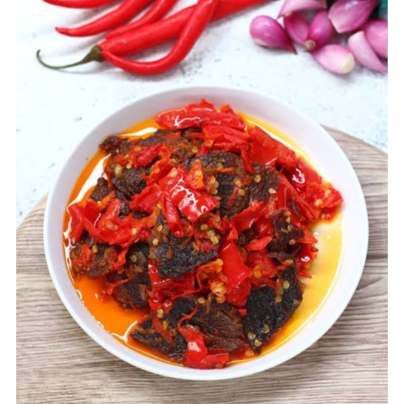 

Dendeng balado kering 200 gr