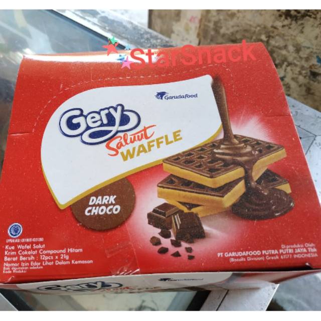 Gery salut waffle isi 12pc/kotak