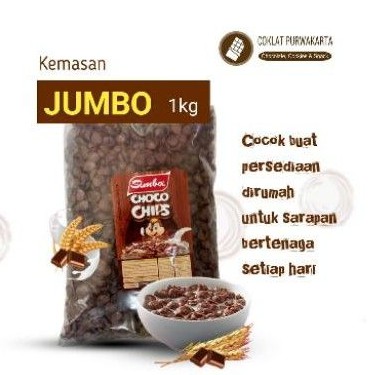 

SIMBA sereal / choco chips 1kg coklat strawberry