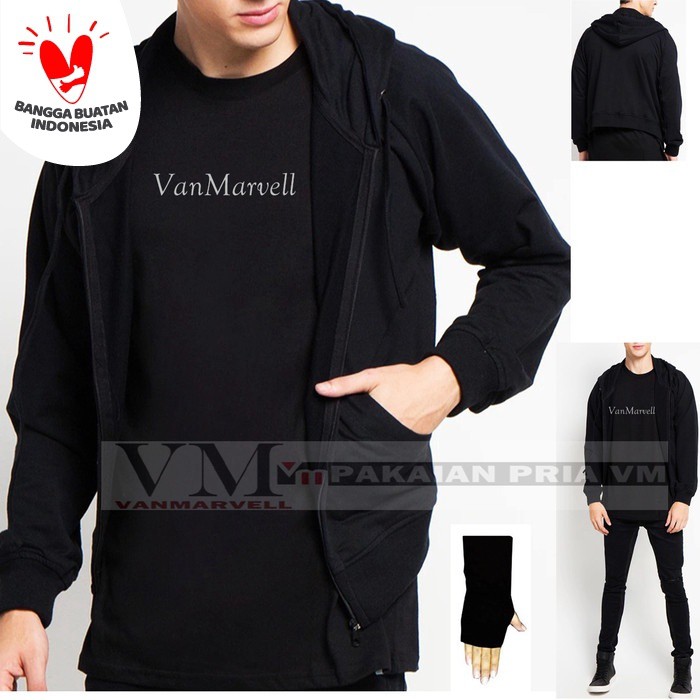 Jaket Distro Pria Dewasa Cowok Cewek Tracktop Rsch Premium Elfs J EK300 Vm Jaket Zipper Polos Hoodie