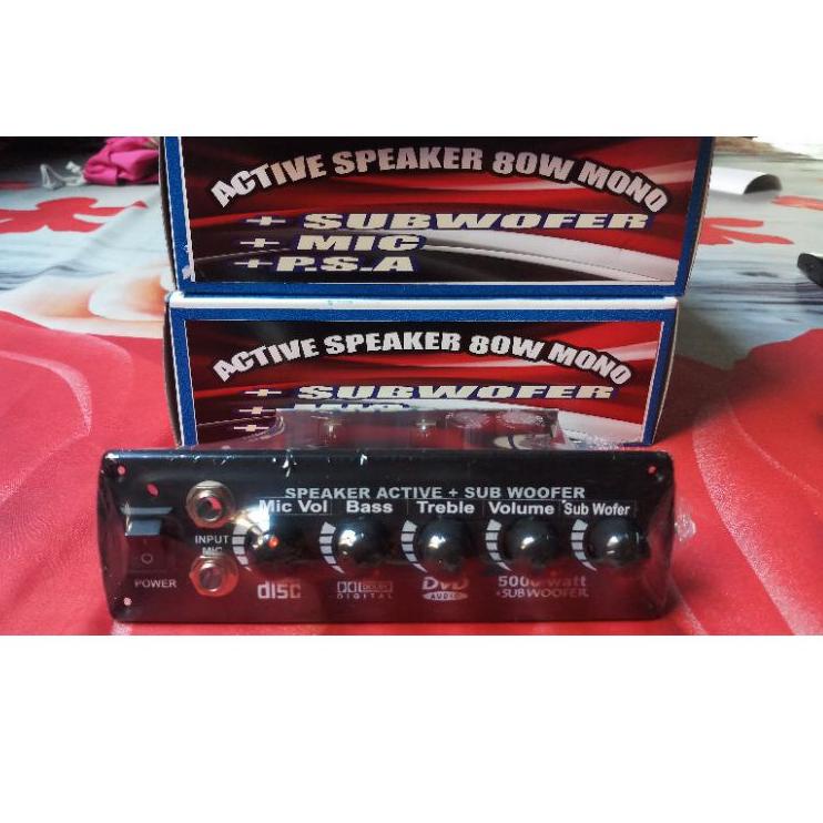 Tren Kekinian.. Kit Speaker Aktif  Mono XBR Subwofer+mic
