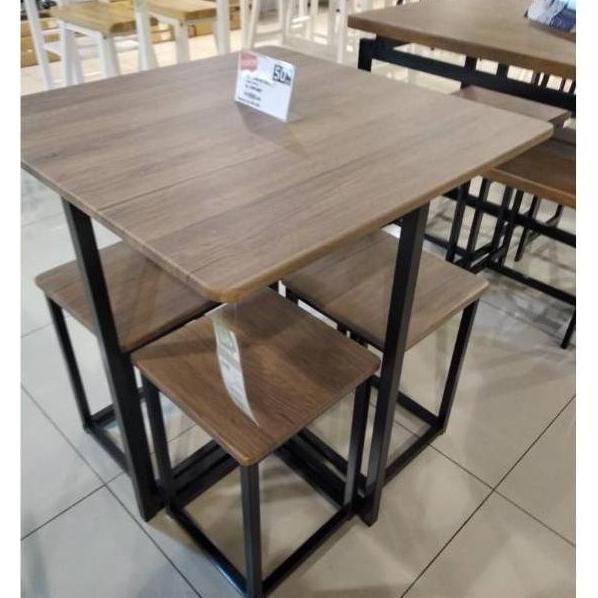 Look Dining Set / Meja Makan Set Informa Murah / Meja Makan Minimalis Store_Nila