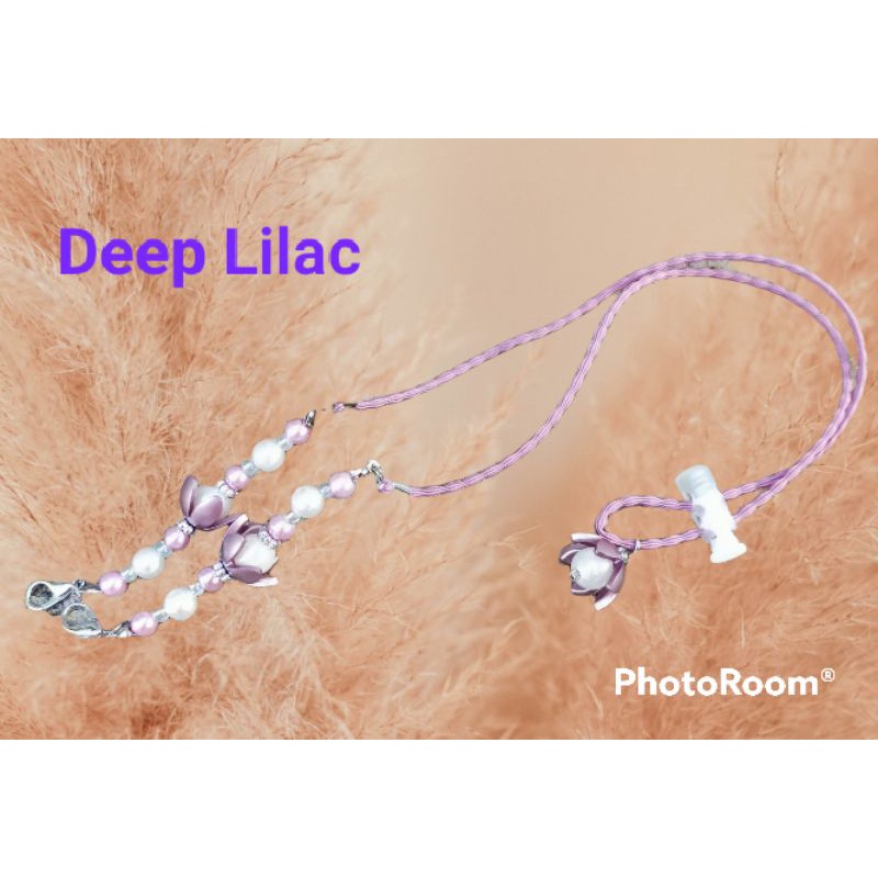 Strap masker | Konektor masker mutiara | Konektor masker 2in1