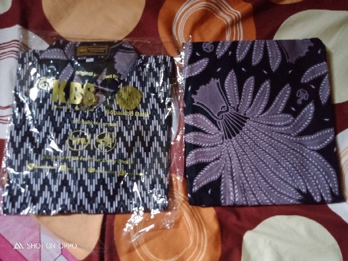 Set Batik Pariangon Koko+sarung Original Renjana  Lengan Pendek Bahan Katun Sragenan High Quality