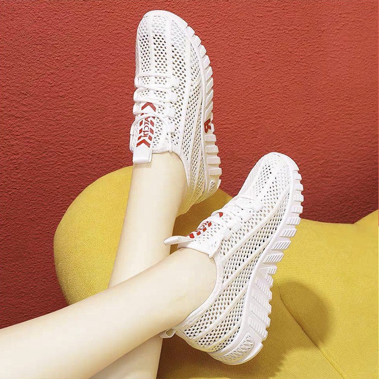 Sepatu Sneakers Fashion Wanita YR7 Casual Impor Trending - RG