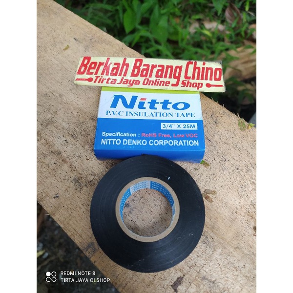 solasi listrik hitam nitto 25m high quality