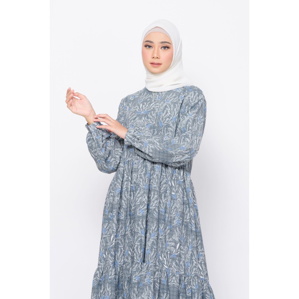 BIA X Cut Meyriska - Paddy Gray Dress Islamic Journey In Istanbul