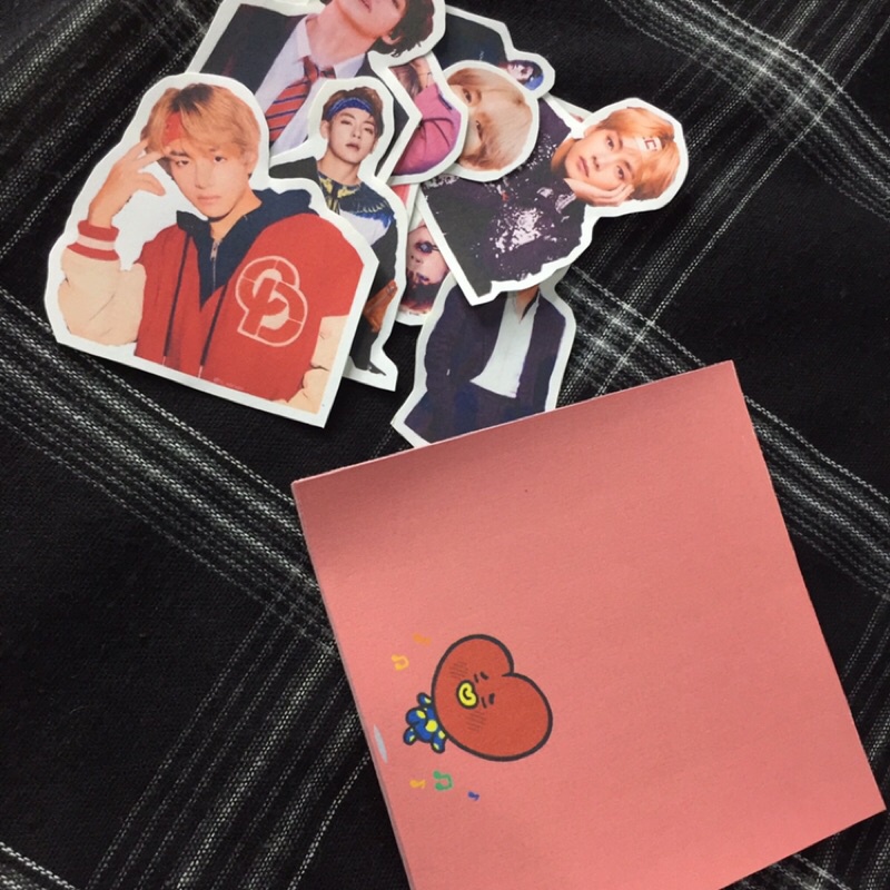 

TATA / MEMO PAD / KARAKTER CUTE MURAH / BT21 / ARMY BTS
