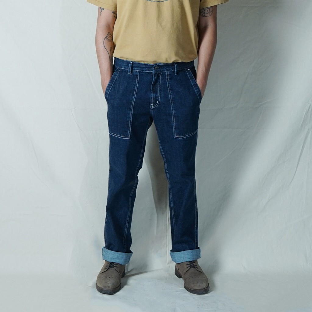 Jimmy and Martin - Fatigue Pants Denim - 966
