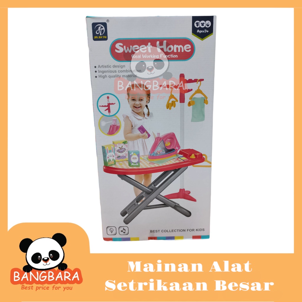 Mainan Setrika Gosokan Anak Set - Mainan Setrikaan